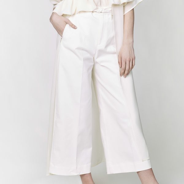 white pant linen inasami brand women moda shop